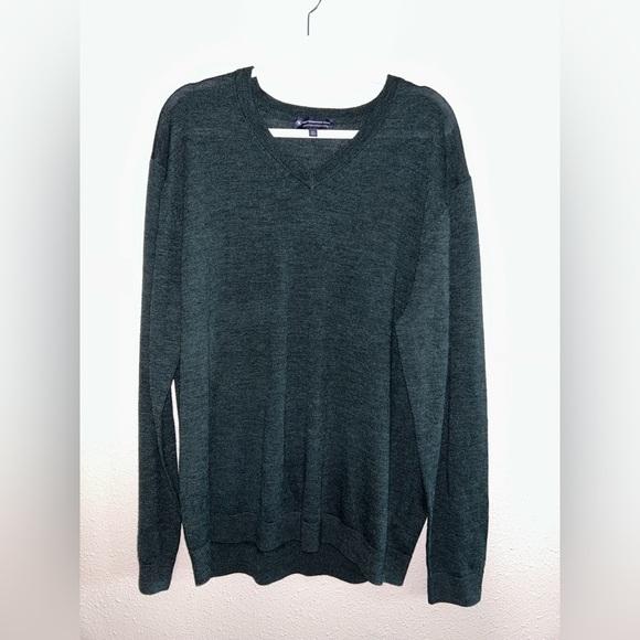 Hart Schaffner Marx Extra Fine Merino
Wool Sweater Big Man Tall Green XLT - Picture 1 of 5